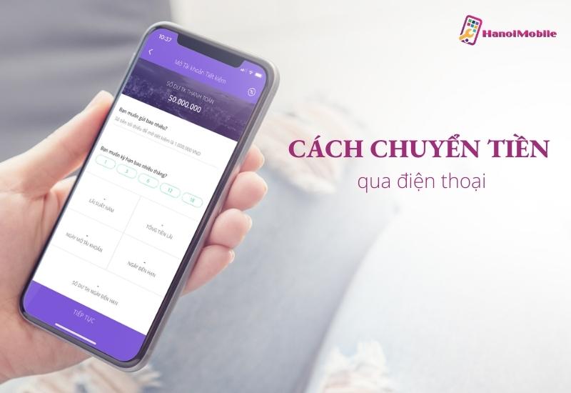 cách chuyển tiền qua điện thoại